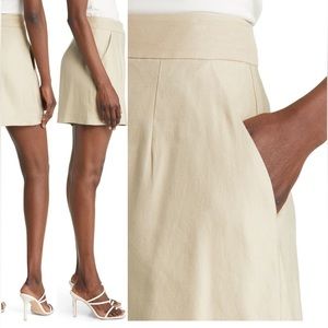 NWT “WAYF WITH LOVE” LINEN BLEND SHORTS IN TAN (PHOTO SHOWN IS IN NATURAL)